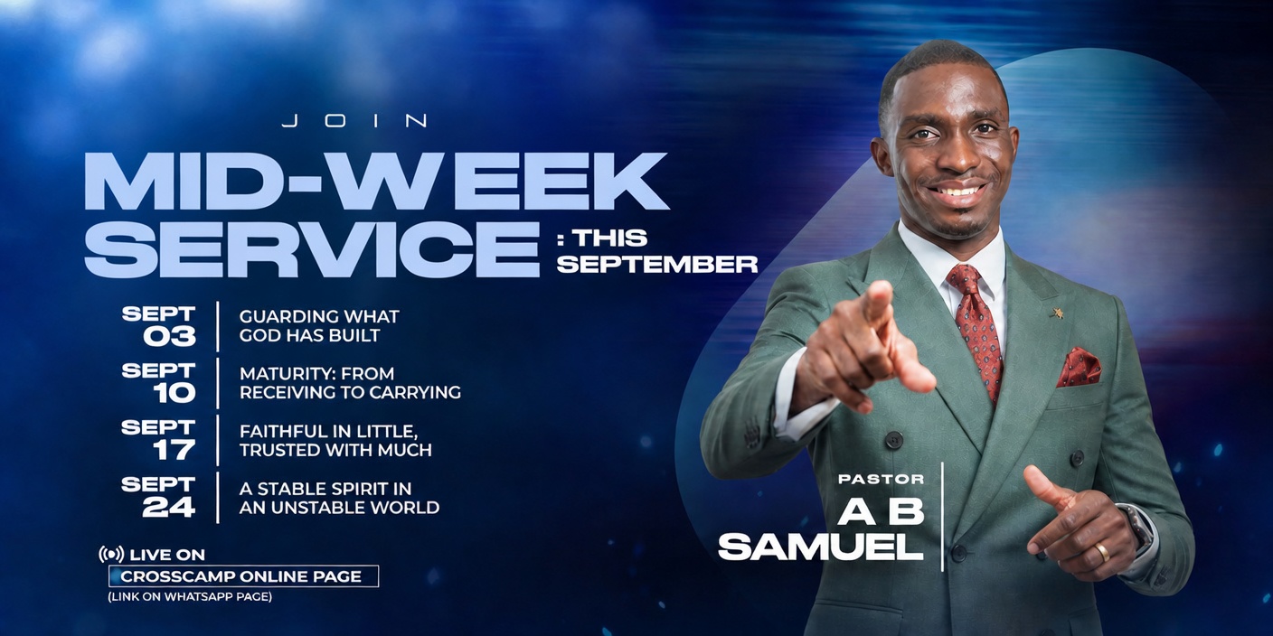 Join Mid-Week Service with Pastor A B Samuel — Thursdays online